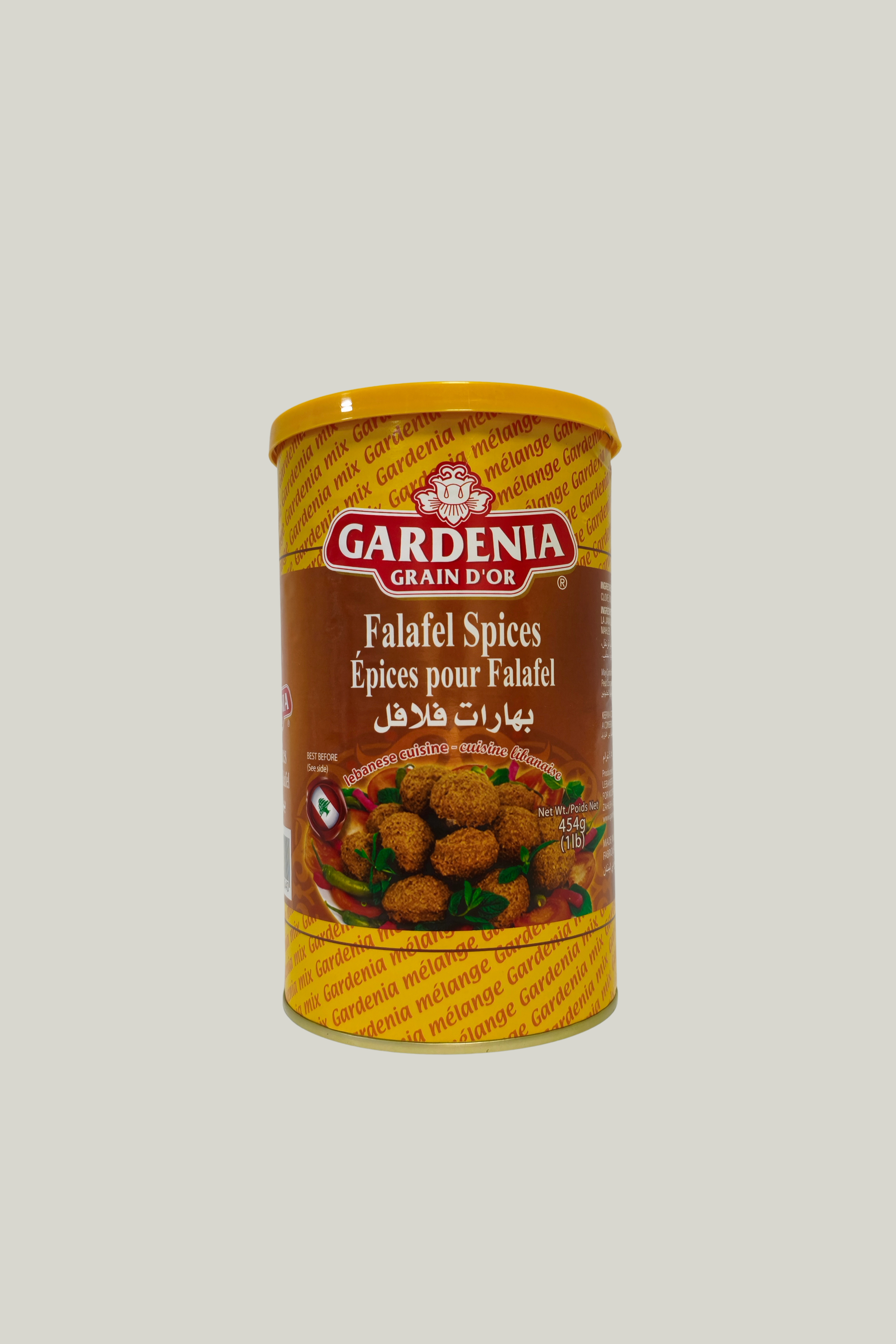 Gardenia especias para falafel
